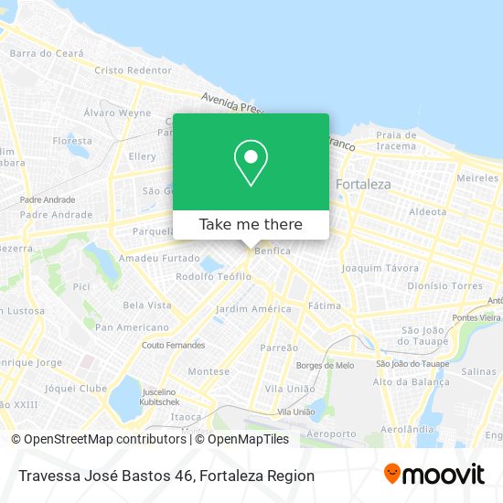 Mapa Travessa José Bastos 46