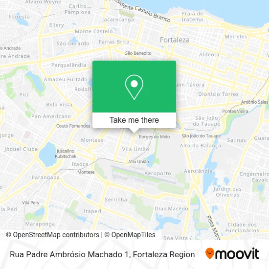 Mapa Rua Padre Ambrósio Machado 1