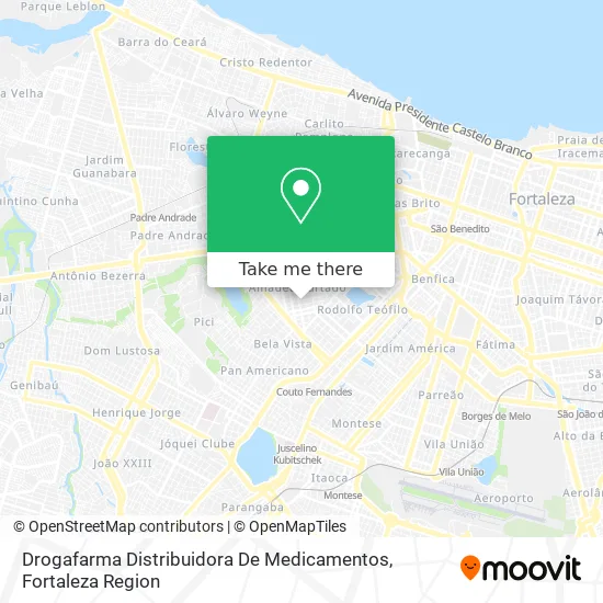 Drogafarma Distribuidora De Medicamentos map