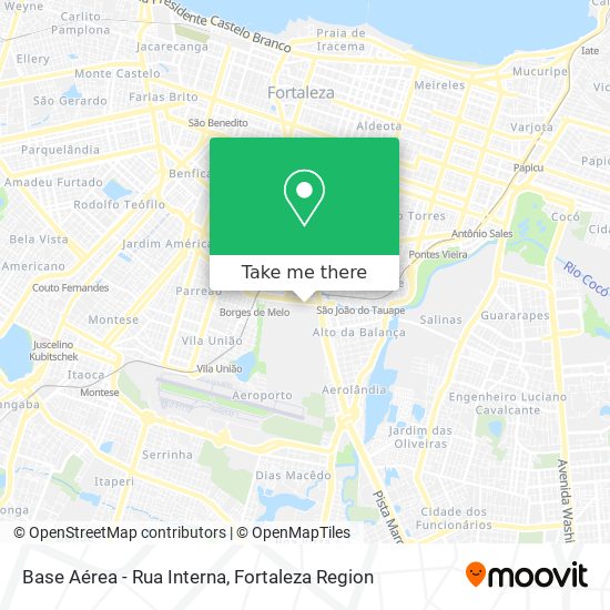 Base Aérea - Rua Interna map
