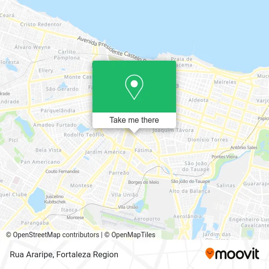 Rua Araripe map