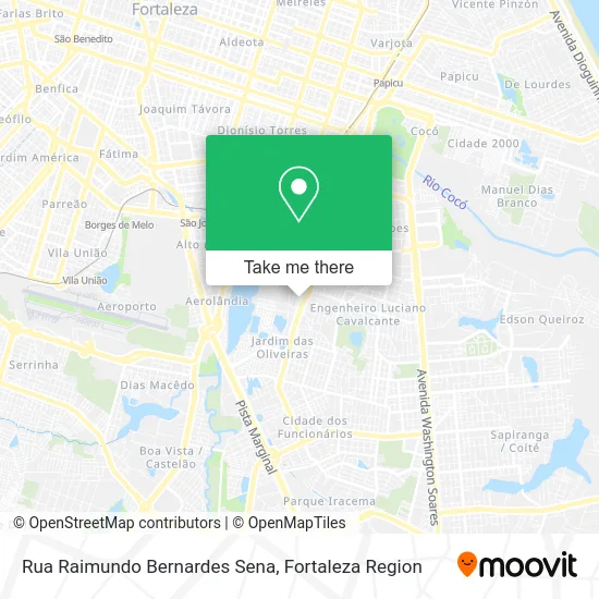 Rua Raimundo Bernardes Sena map