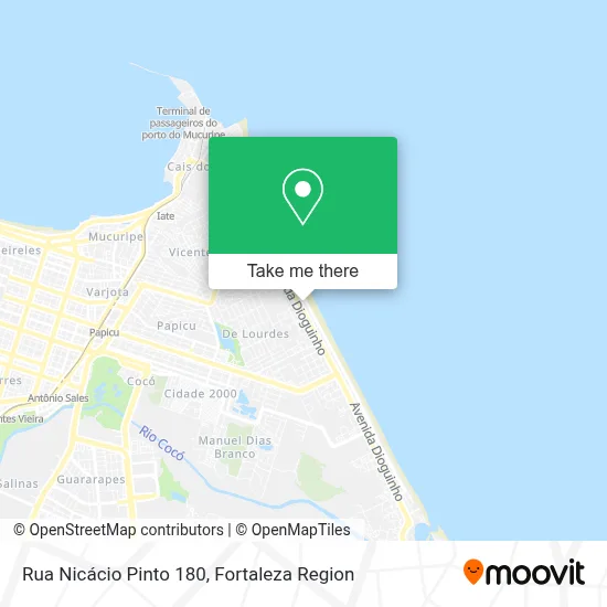 Rua Nicácio Pinto 180 map