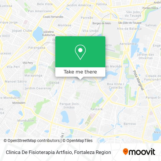 Clinica De Fisioterapia Artfisio map