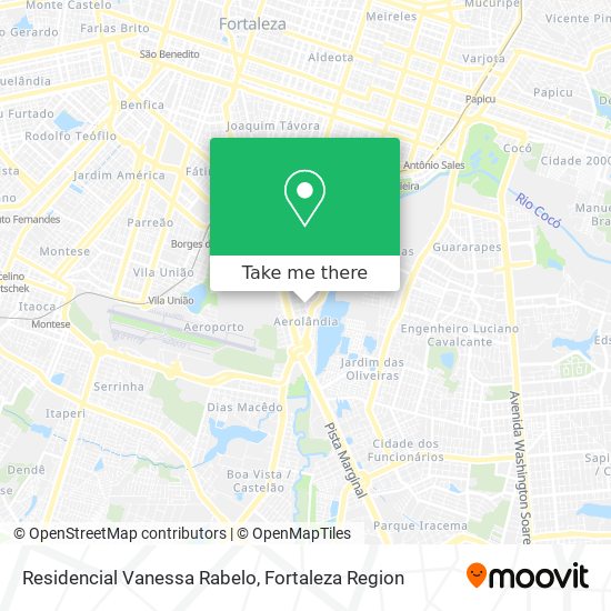 Mapa Residencial Vanessa Rabelo