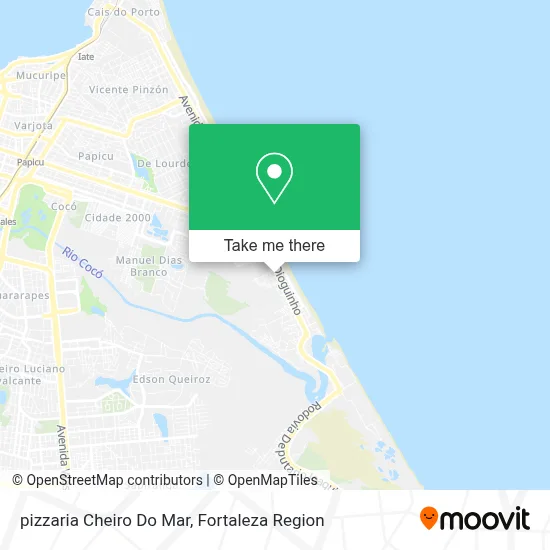 pizzaria Cheiro Do Mar map