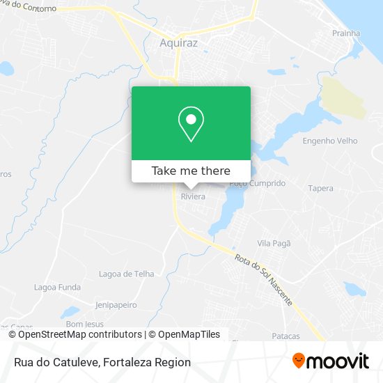 Rua do Catuleve map