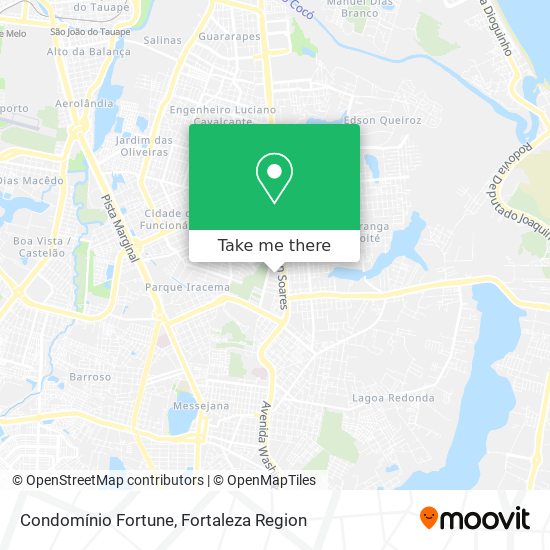 Condomínio Fortune map