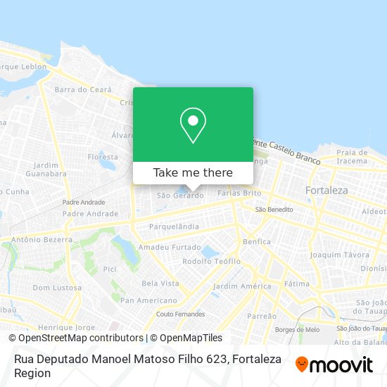 Mapa Rua Deputado Manoel Matoso Filho 623