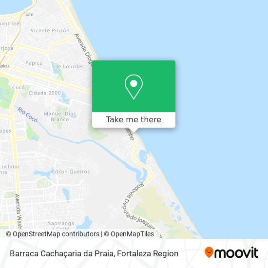 Barraca Cachaçaria da Praia map