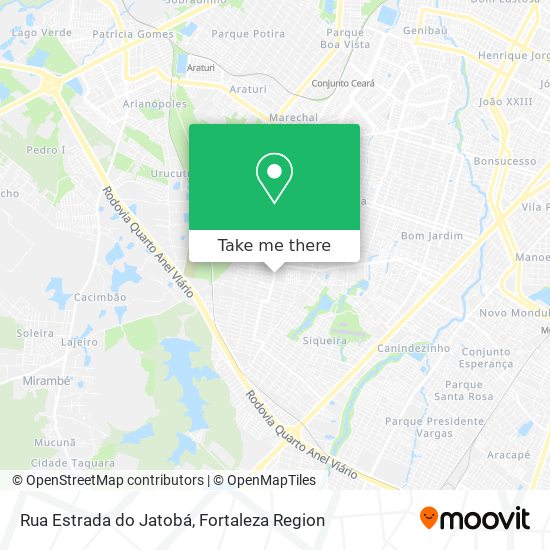 Rua Estrada do Jatobá map