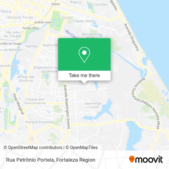 Rua Petrônio Portela map