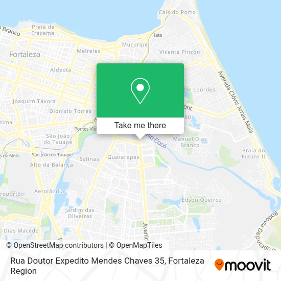 Rua Doutor Expedito Mendes Chaves 35 map