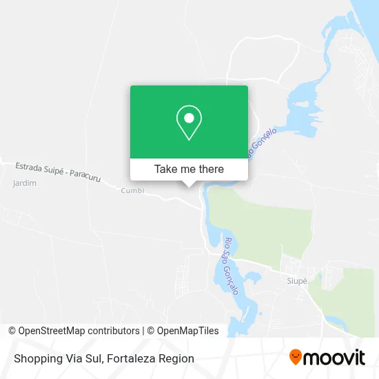 Shopping Via Sul map