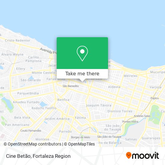 Cine Betão map