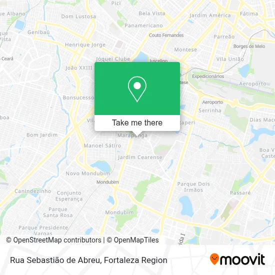 Rua Sebastião de Abreu map