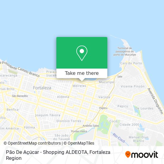 Mapa Pão De Açúcar - Shopping ALDEOTA