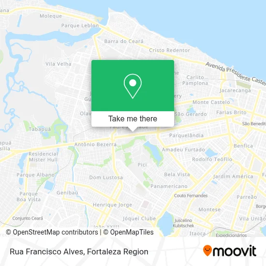 Rua Francisco Alves map