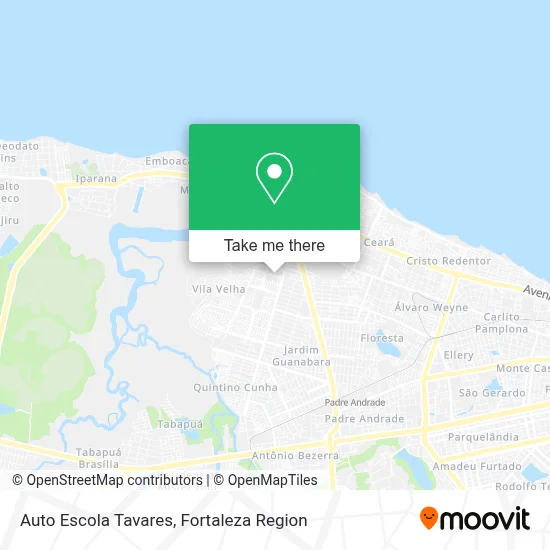 Auto Escola Tavares map