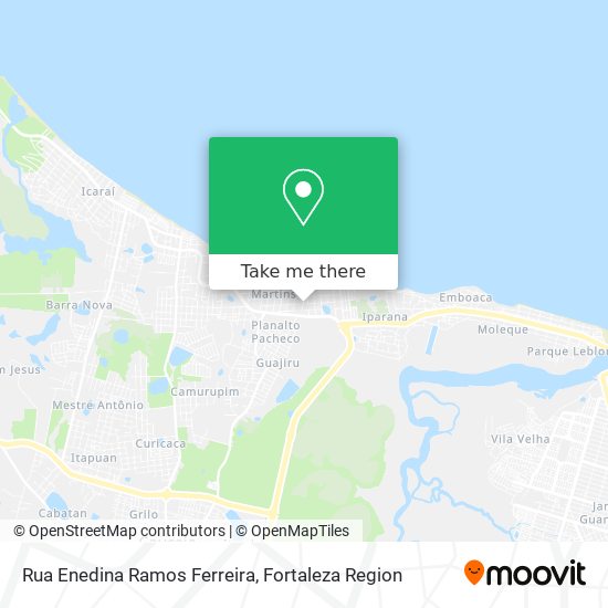 Mapa Rua Enedina Ramos Ferreira