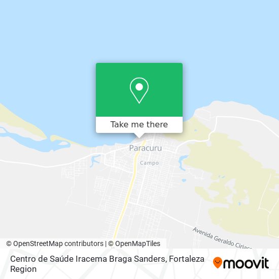 Centro de Saúde Iracema Braga Sanders map