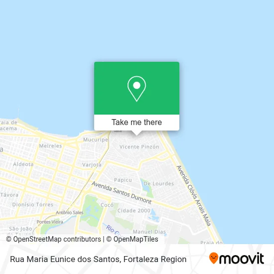 Rua Maria Eunice dos Santos map