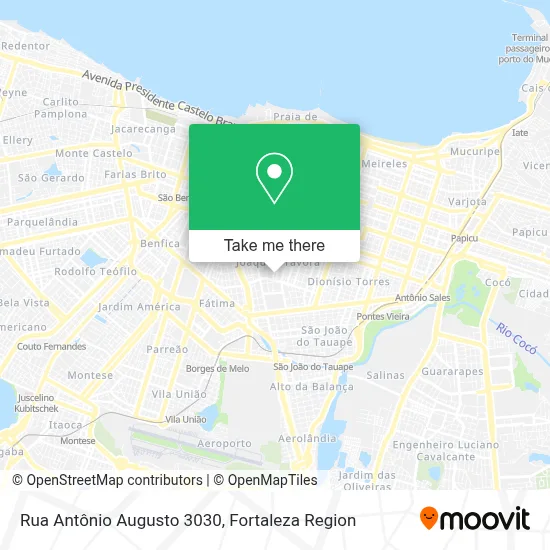 Rua Antônio Augusto 3030 map