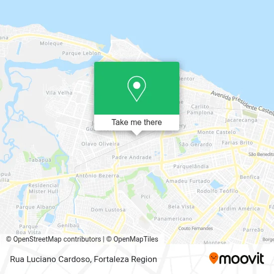 Rua Luciano Cardoso map