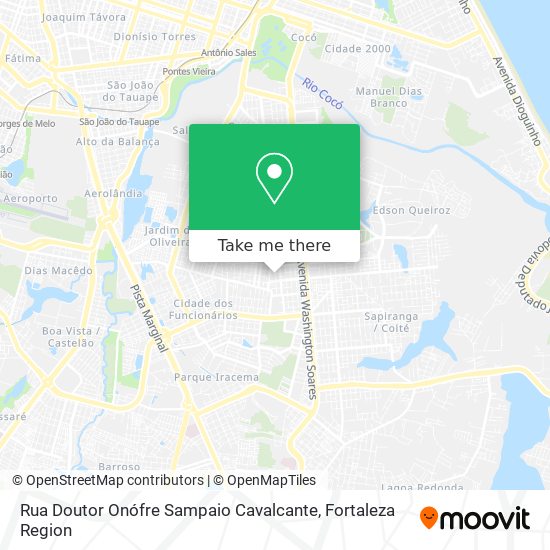 Rua Doutor Onófre Sampaio Cavalcante map