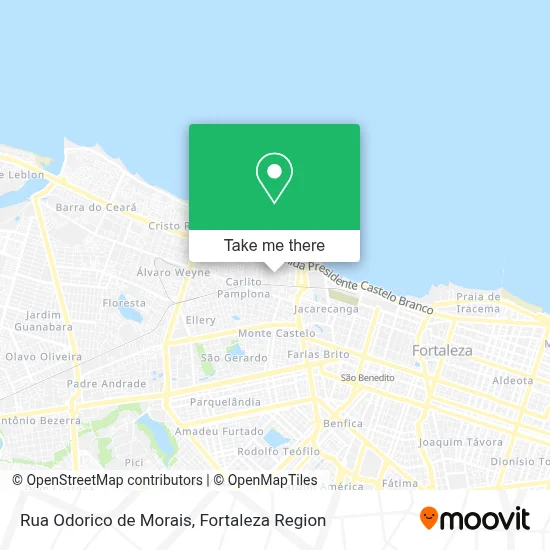 Rua Odorico de Morais map