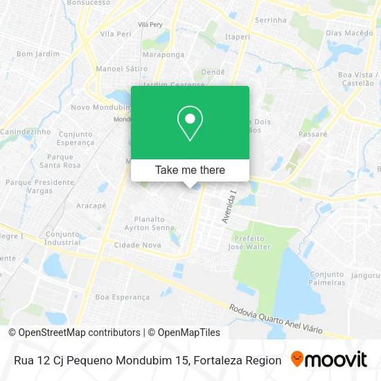 Rua 12 Cj Pequeno Mondubim 15 map