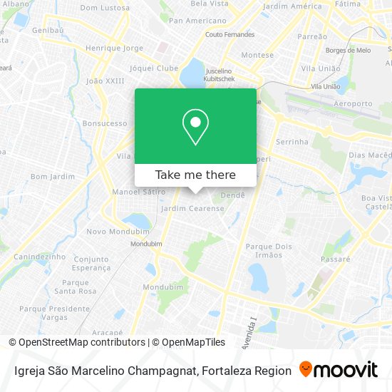 Igreja São Marcelino Champagnat map
