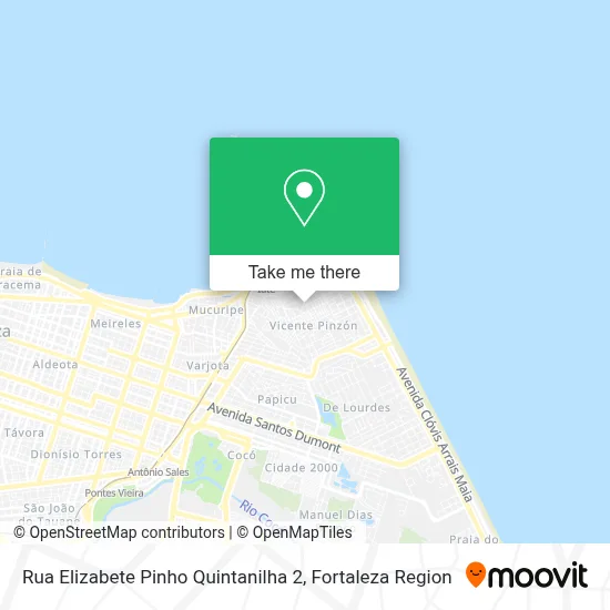 Rua Elizabete Pinho Quintanilha 2 map