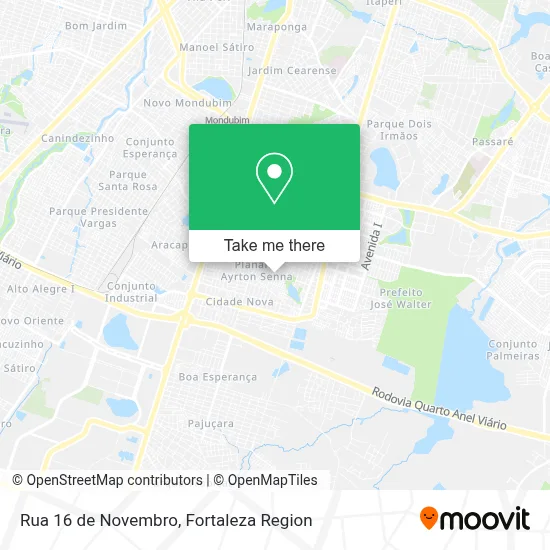 Rua 16 de Novembro map