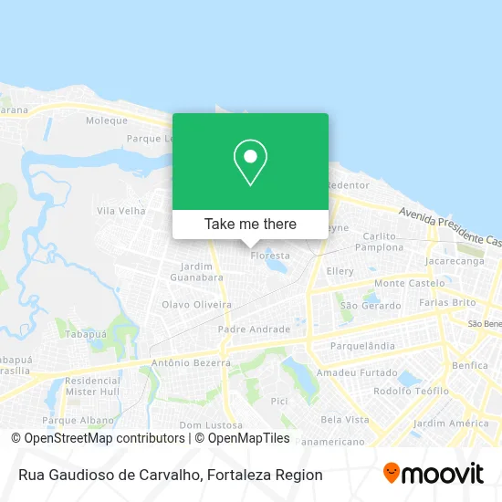 Rua Gaudioso de Carvalho map