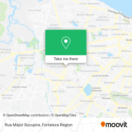 Rua Major Sucupira map