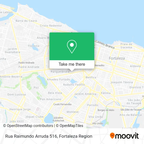 Rua Raimundo Arruda 516 map