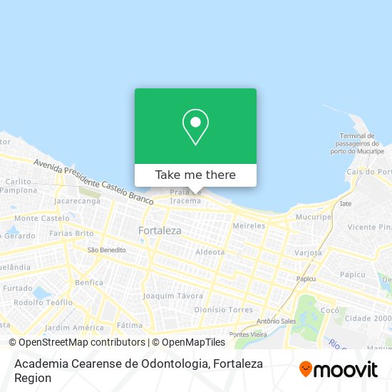 Mapa Academia Cearense de Odontologia