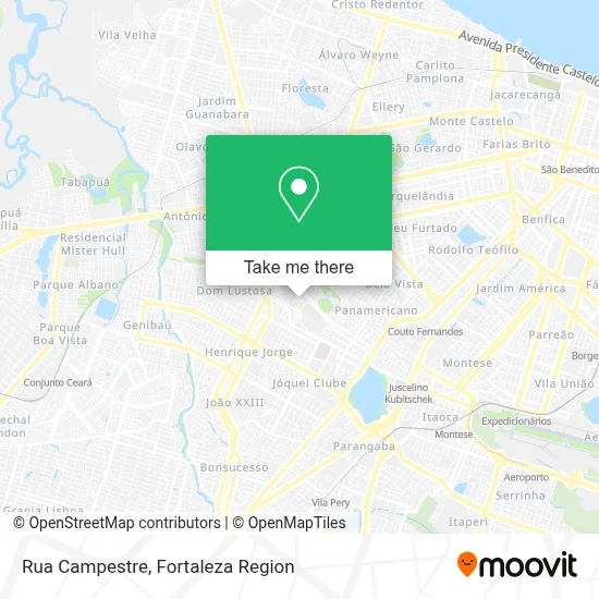 Rua Campestre map