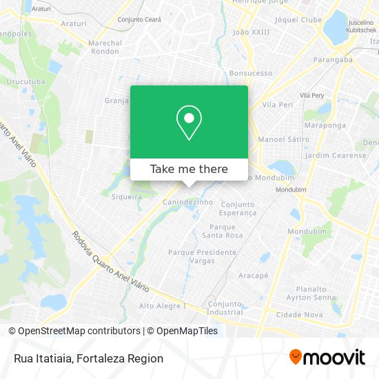 Rua Itatiaia map