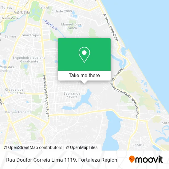 Rua Doutor Correia Lima 1119 map