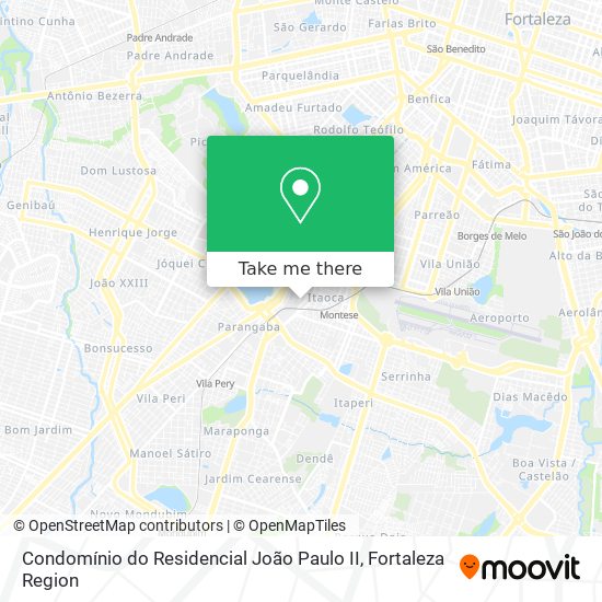 Condomínio do Residencial João Paulo II map