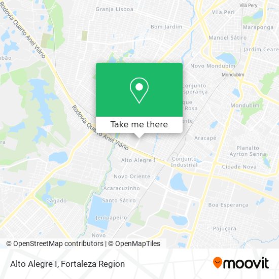 Alto Alegre I map