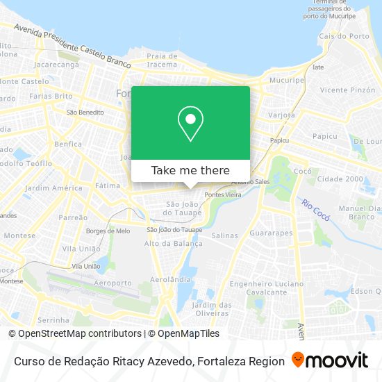 Curso de Redação Ritacy Azevedo map