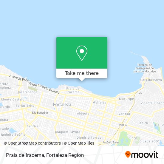 Praia de Iracema map