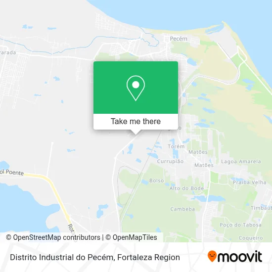 Distrito Industrial do Pecém map