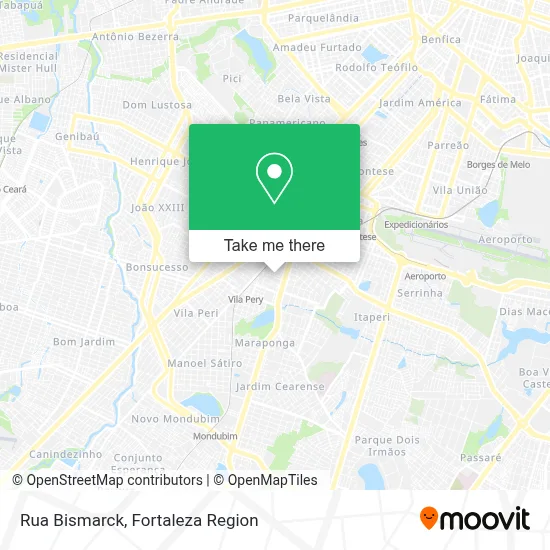 Rua Bismarck map