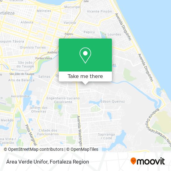 Área Verde Unifor map