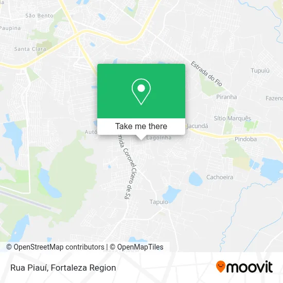 Rua Piauí map