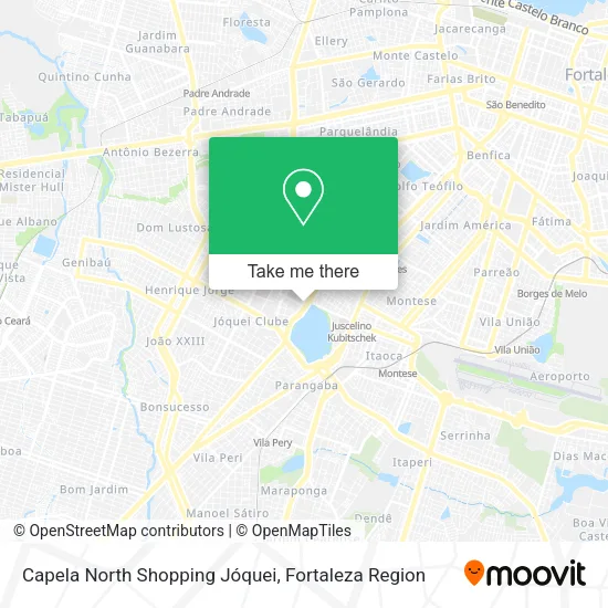Capela North Shopping Jóquei map